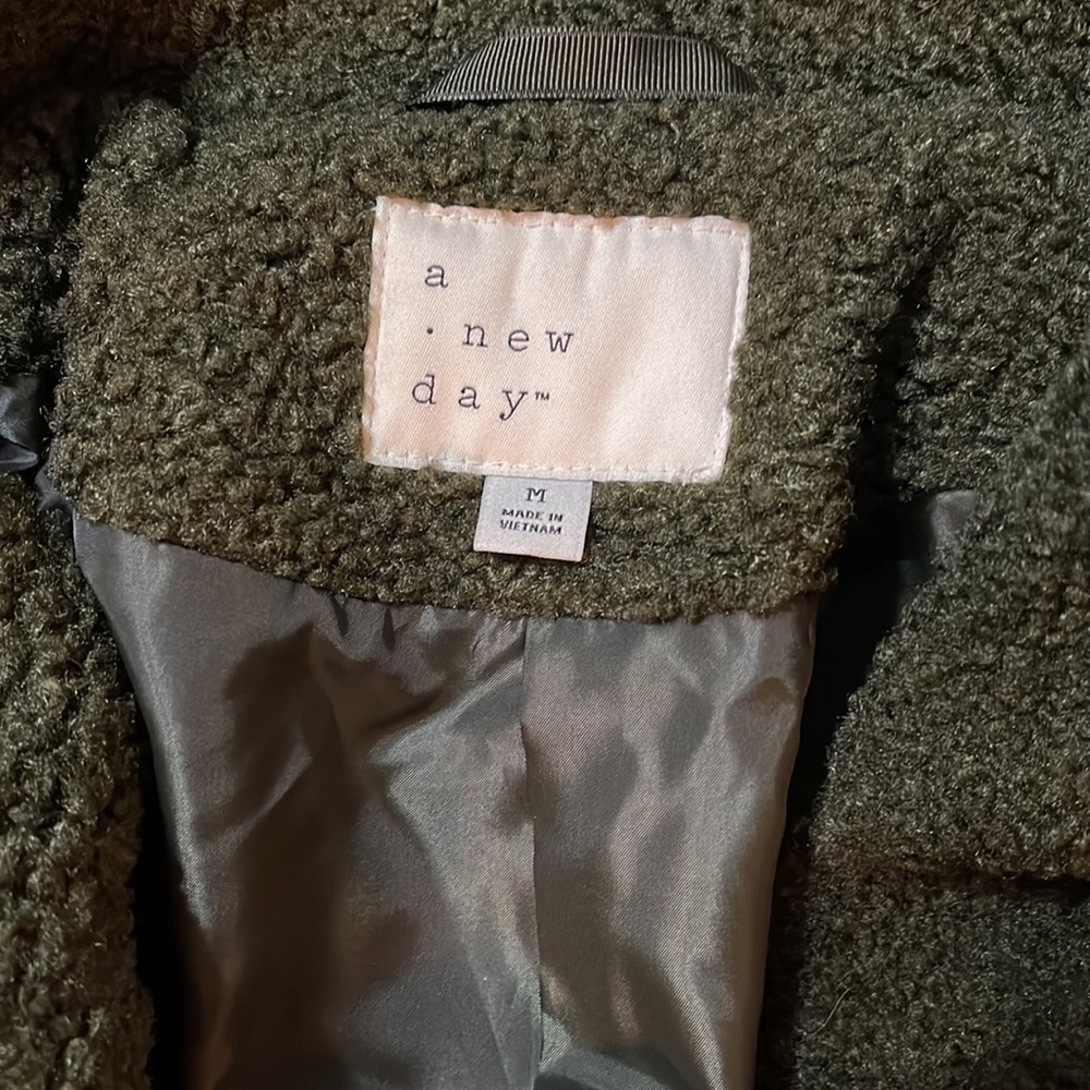 a new day Green Teddy Jacket - Picture 5 of 6